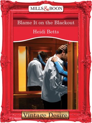 cover image of Blame It on the Blackout